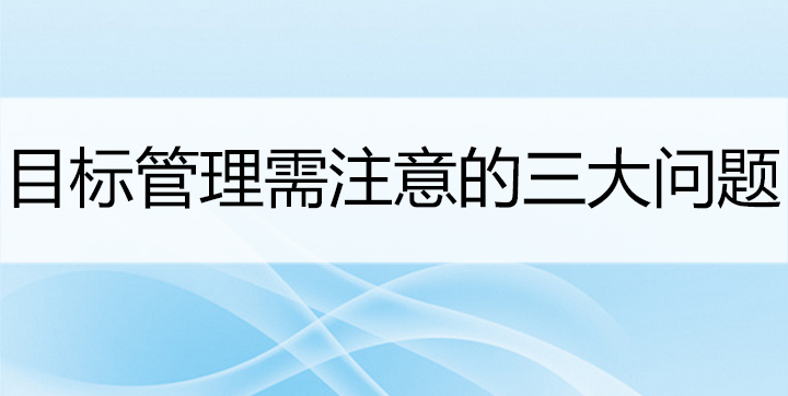 駐企/駐廠輔導_目標管理需注意的三大問題_思博企業(yè)管理咨詢